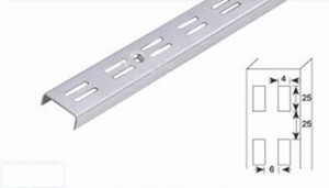 PROFIL PERFOROWANY 2m / ROZSTAW 25mm x 25mm